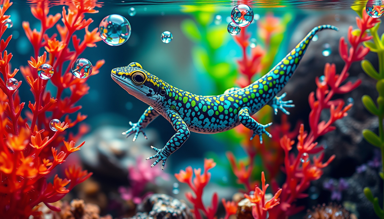 Discover the Enigmatic Aquatic Salamander: Nature’s Underwater Marvel