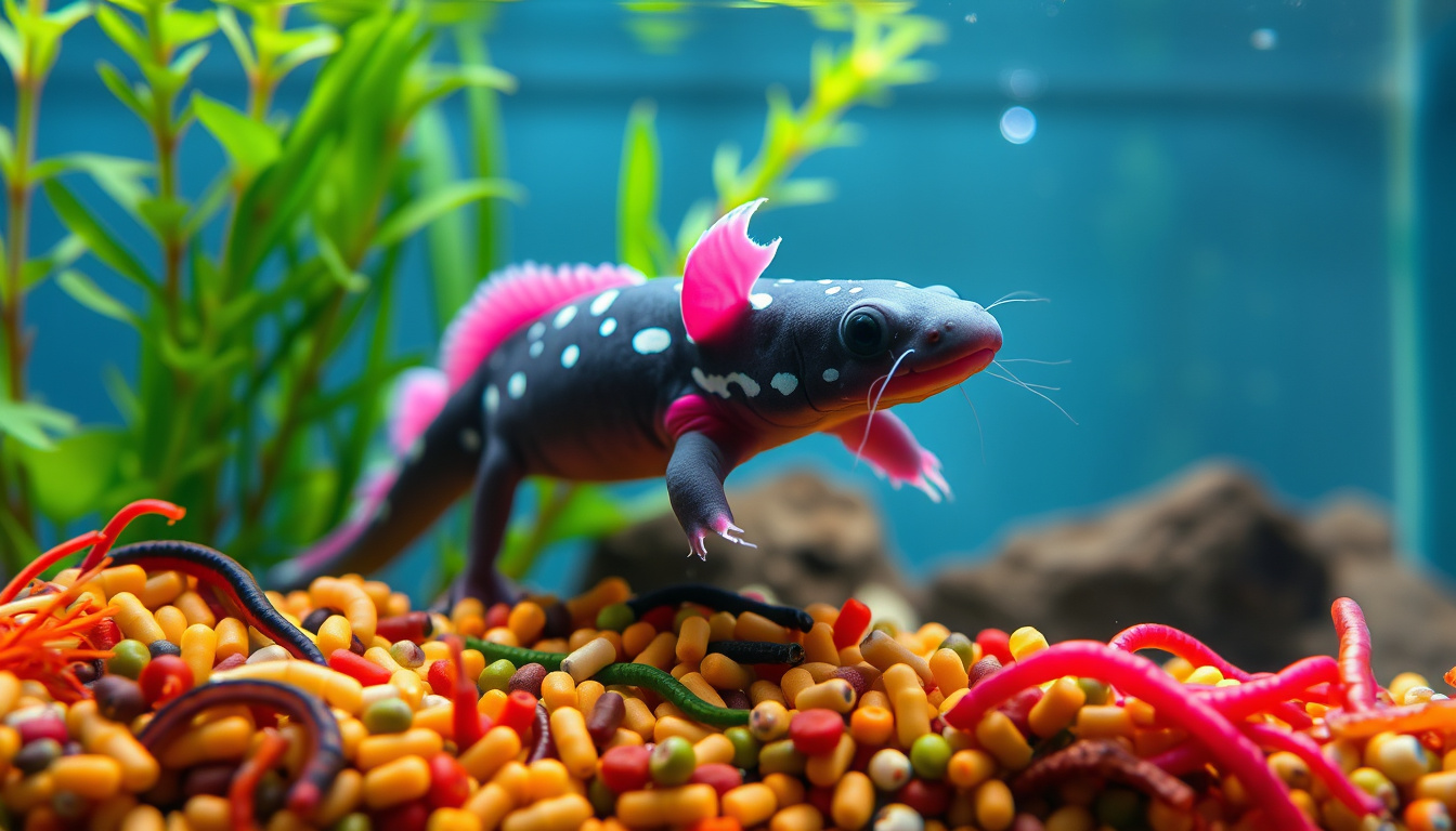 Discover the Fascinating Axolotl Feeding Habits: Tips for a Healthy Diet